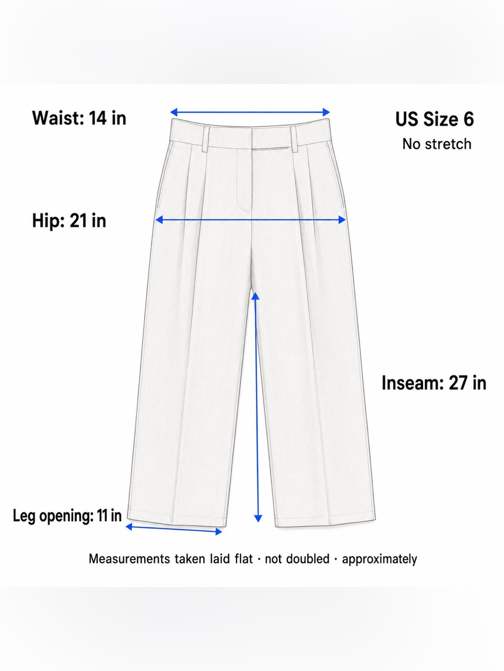 Oak + Fort Coffee Liqueur High-Rise Straight-Leg Trousers Pants office Size 6 - Picture 10 of 16